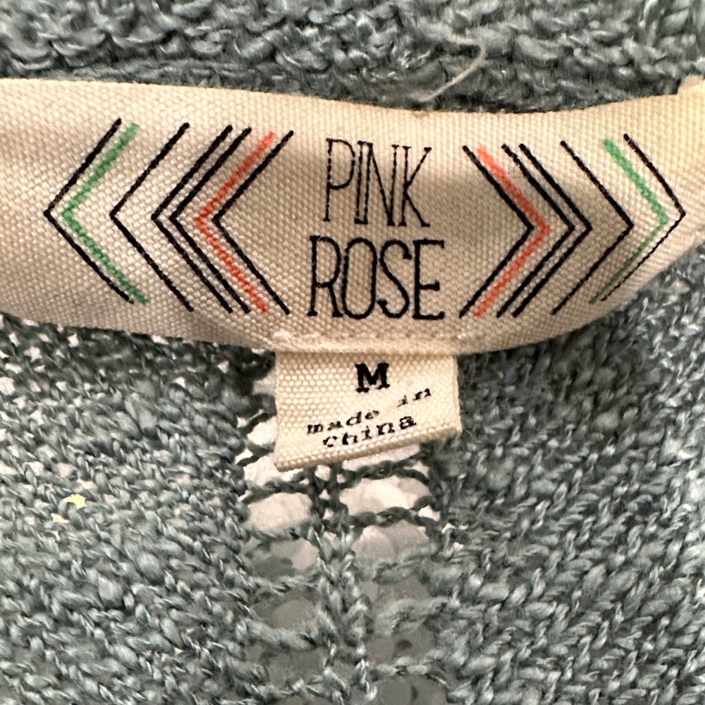 Pink Rose Women's Light Blue Sweater